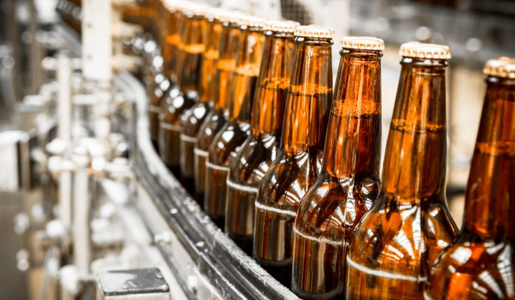 beer bottles preparation process 