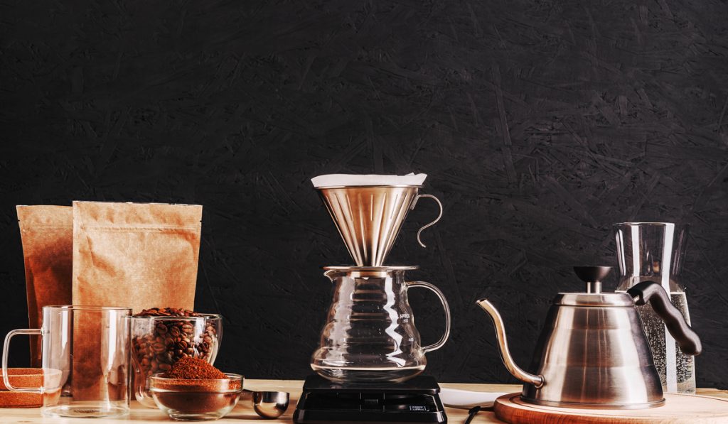 brewing coffee alternative method utensils